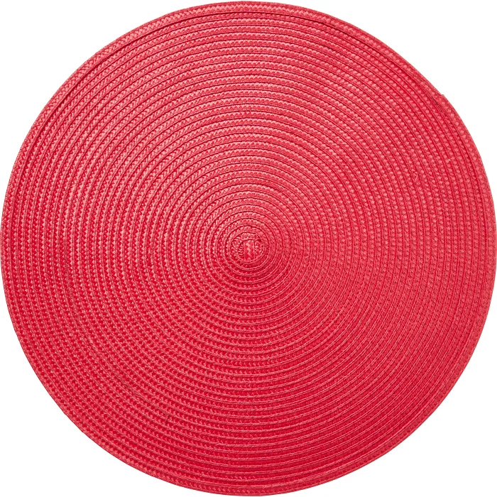 Tablett Ines röd D:38cm ICA