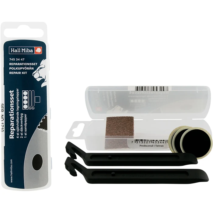 Reparationssats för cykelslang 1-p Hall Miba