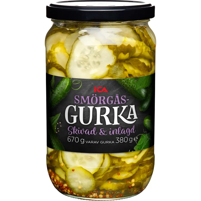 Smörgåsgurka 670g ICA