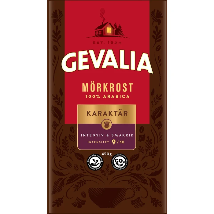 Kaffe Karaktär Mörkrost 450g Gevalia