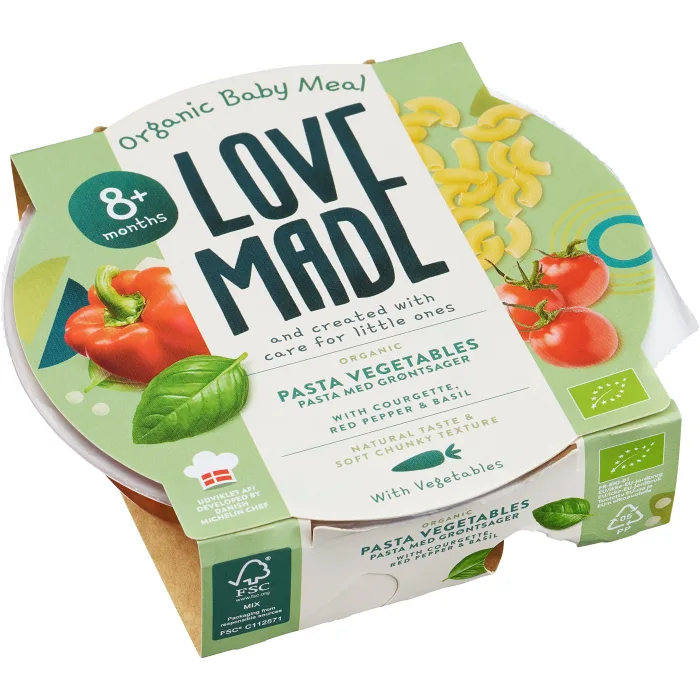 Barnmat Pasta Grönsaker 8m 185g Lovemade