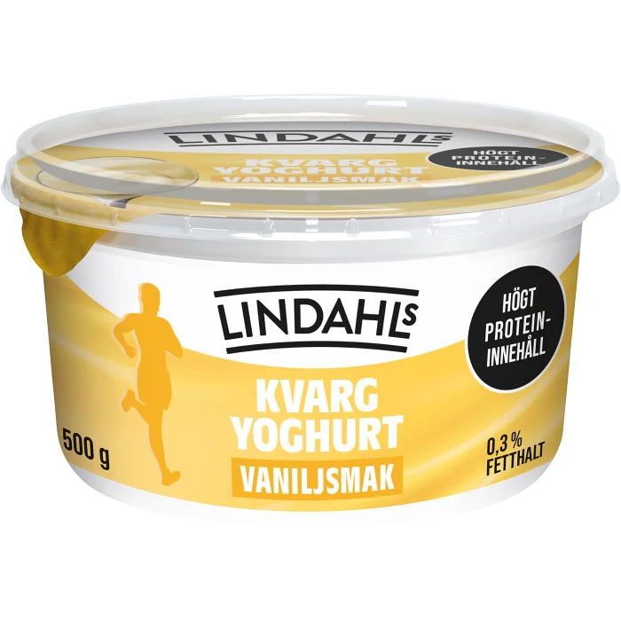 Kvargyoghurt Vanilj 0,2% 500g Lindahls