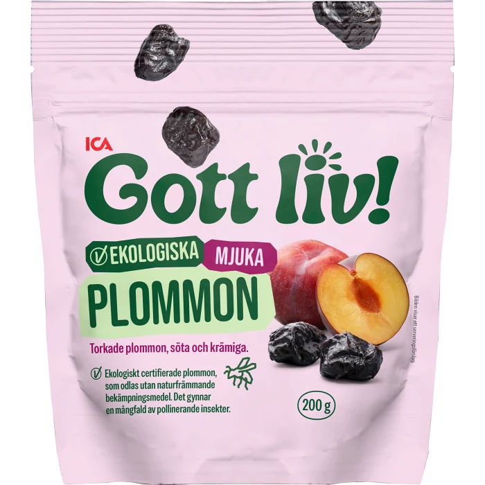 Plommon Soft Ekologisk 200g ICA I love eco