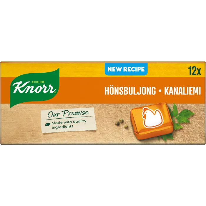 Hönsbuljongtärningar 12-p 6l Knorr
