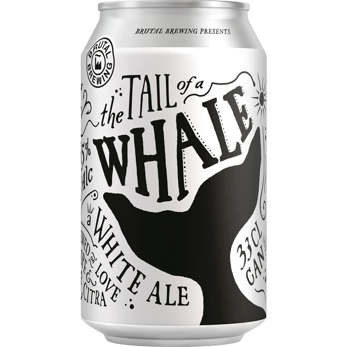 Öl White Ale 3,5% 330ml Brutal Brewing