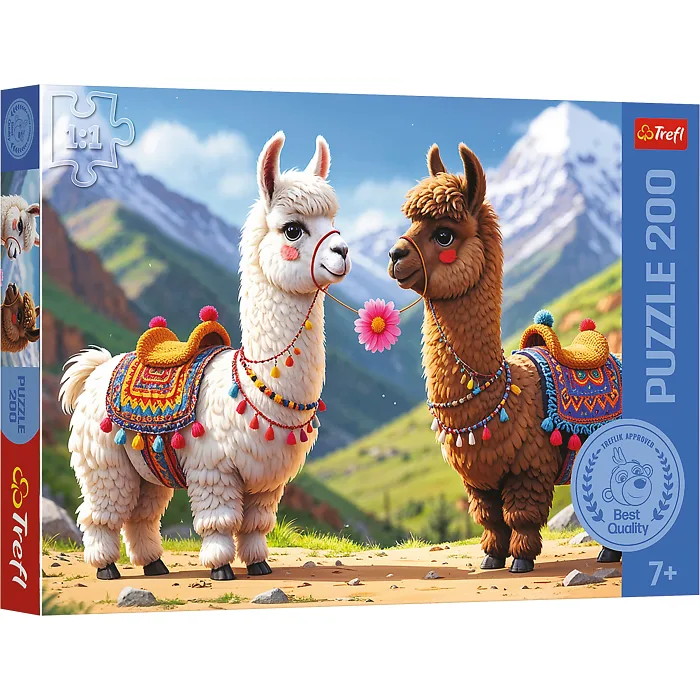 Pussel Colourful Lama 200 bitar Trefl