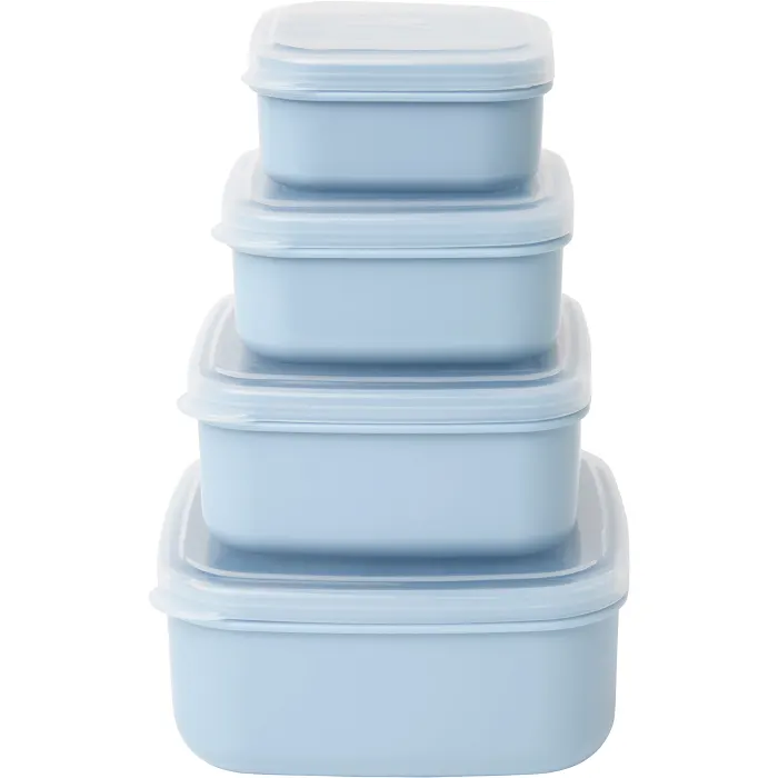 Förvaringsburk Blå 4st ICA