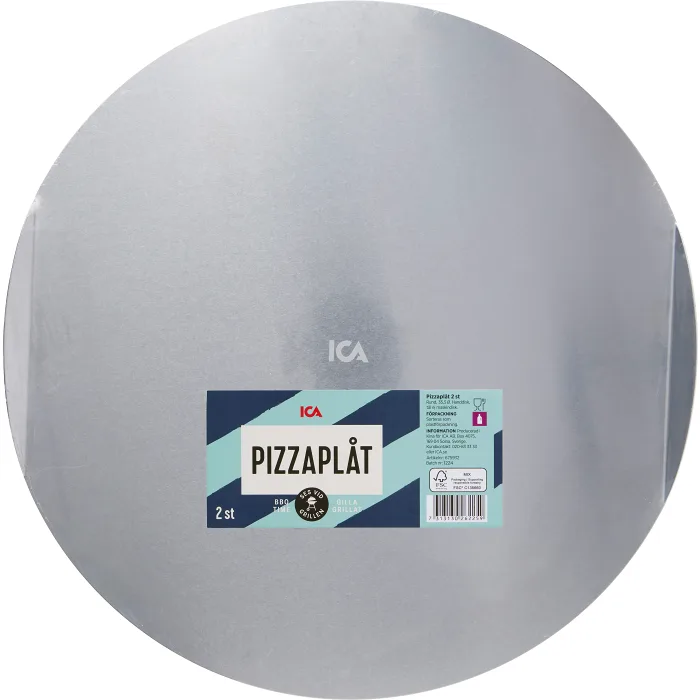 Pizzaplåt Rund 2-p
