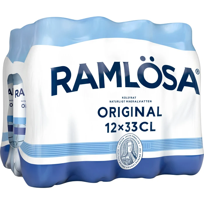 Kolsyrat vatten Original 12-pack 33cl Ramlösa