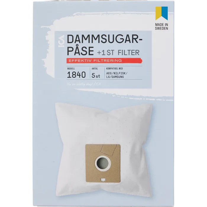 Dammsugarpåse 1840 5-p ICA