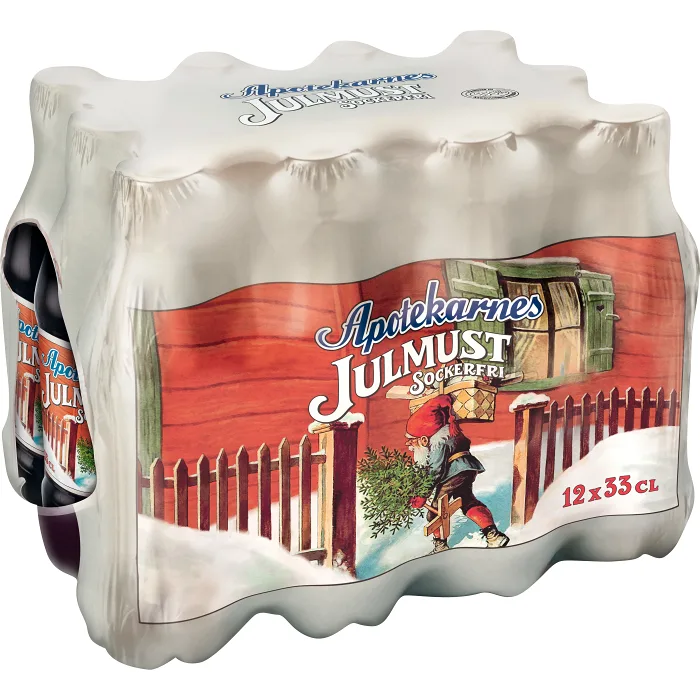 Läsk Julmust Sockerfri 12-p 33cl Apotekarnes