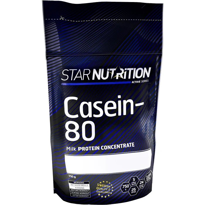 Casein-80 Mjölkchoklad Pulver 750ml Star Nutrition