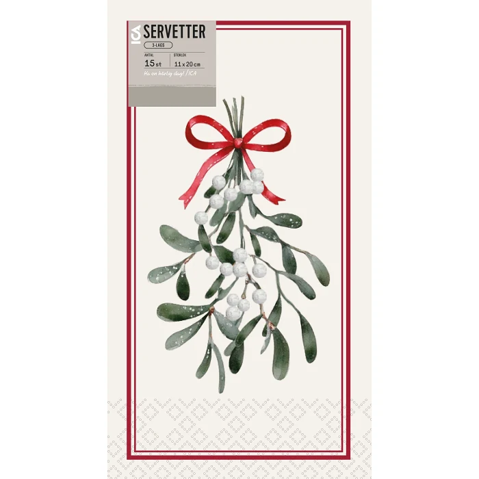 Servett 20cm Mistel 15-p ICA