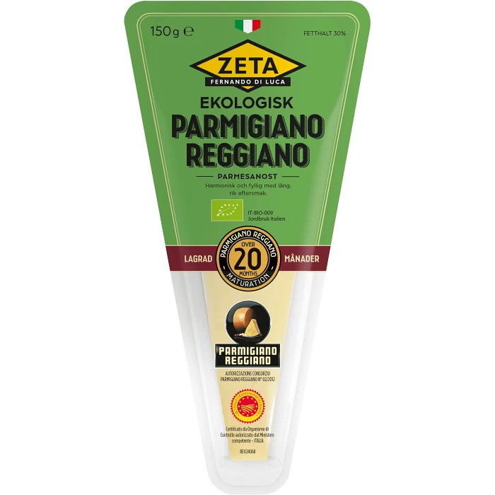 Parmesan Parmigiano reggiano Ekologisk 150g Zeta
