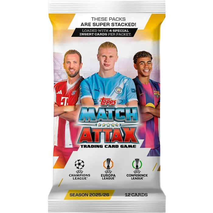 Fotbollskort Champions League Booster 25/26 Topps Match Attax