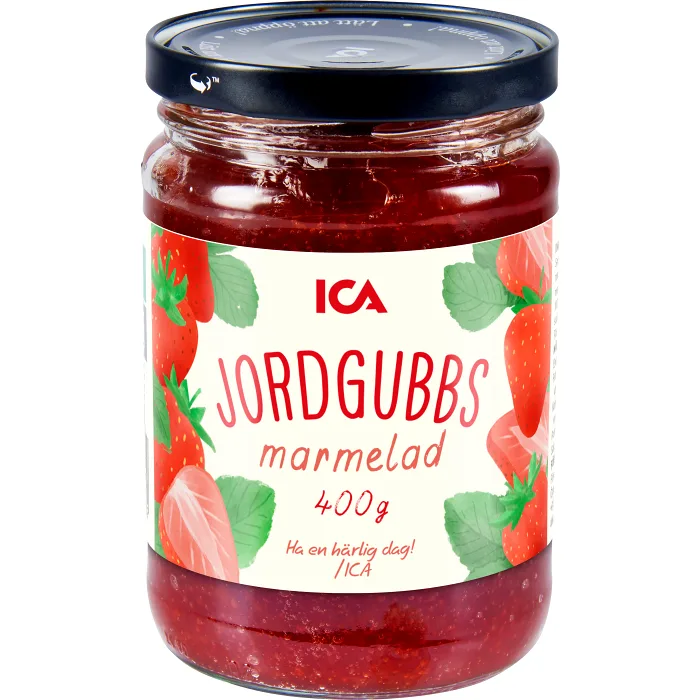 Jordgubbsmarmelad 400g ICA