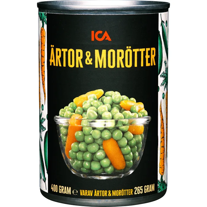 Ärtor & Morötter 400g ICA