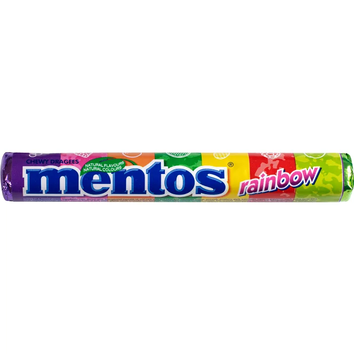 Godistabletter Rainbow 38g Mentos