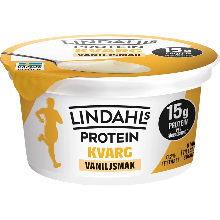 Kvarg Vaniljsmak 0,2% 150g Lindahls