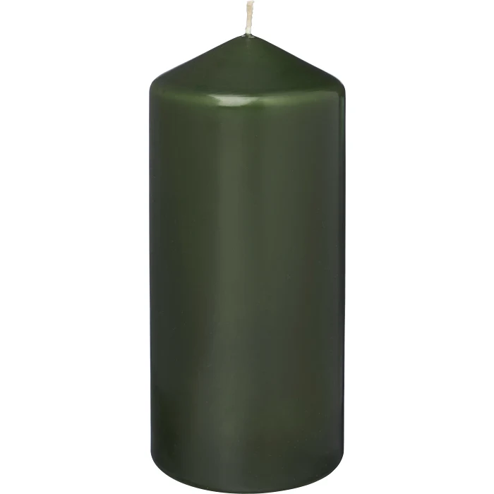 Blockljus m grön 15cm