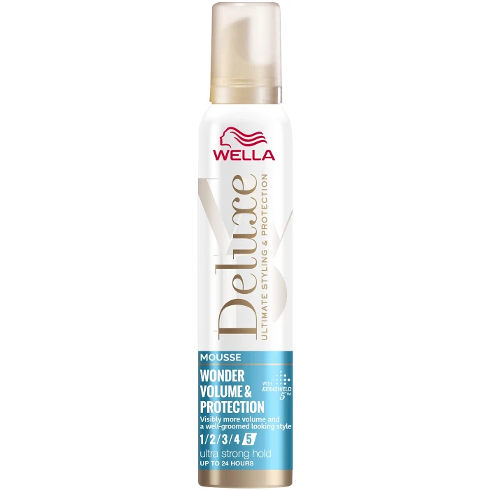 Hårmousse Deluxe Wonder volume 200ml Wella