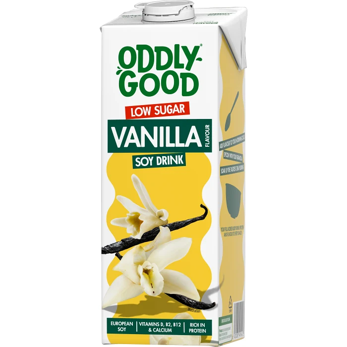 Sojadryck låg sockerhalt Vanilj 2,1% 1000ml Oddlygood®