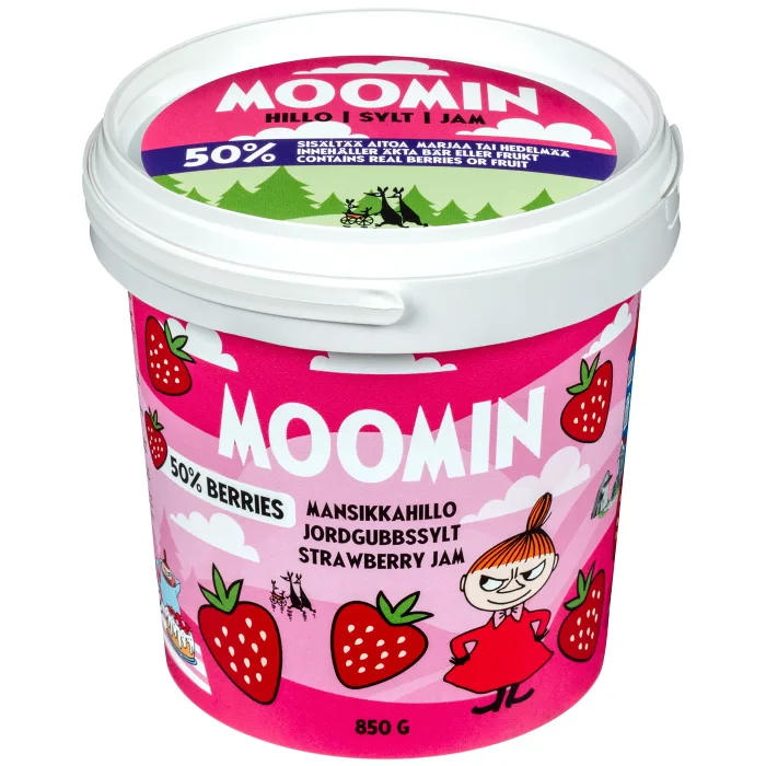 Jordgubbssylt Moomin 850g Björnekulla