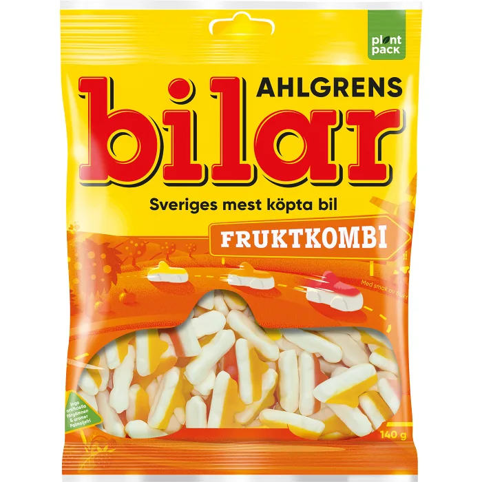 Bilar Fruktkombi 140g Ahlgrens Bilar