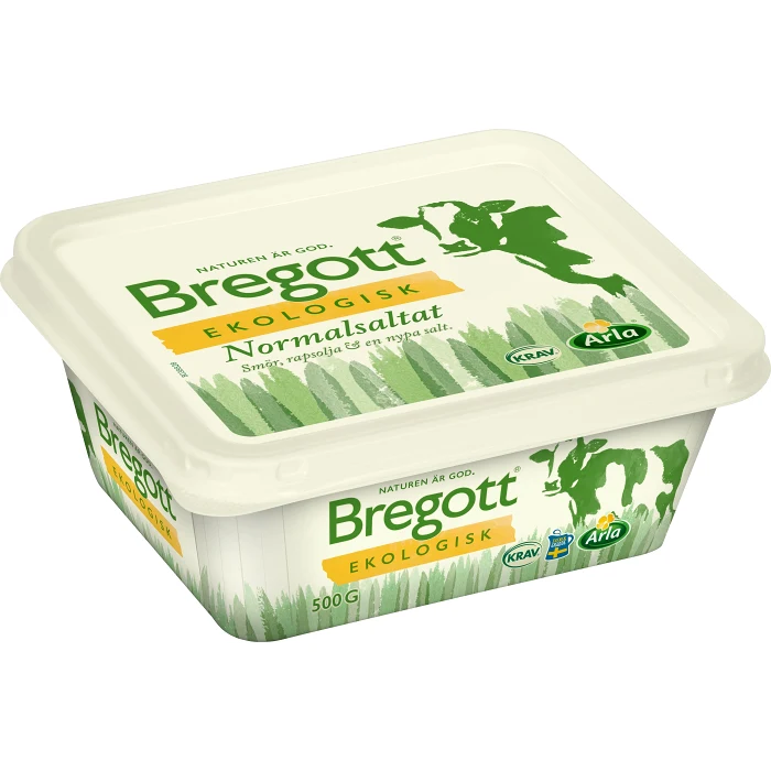 Smör & Raps Normalsaltat Ekologisk 70% 500g Bregott®