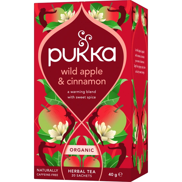 Te Wild Apple & cinnamon Ekologisk 20-p Pukka