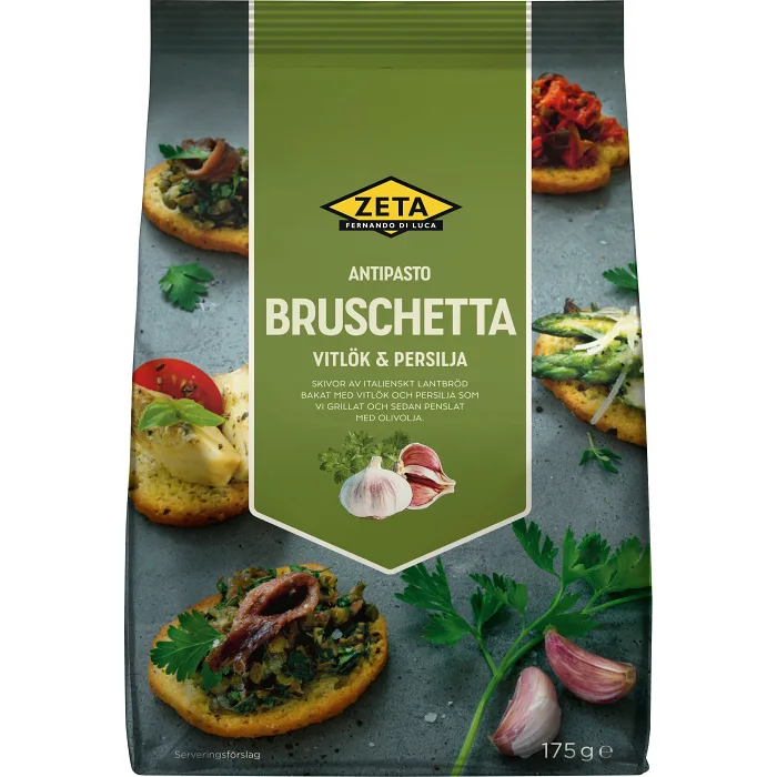 Bruschetta Vitlök & persilja 175g Zeta