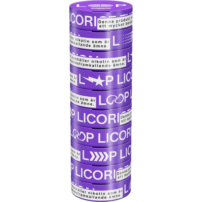 Loop Licorice Fusion Strong Stock