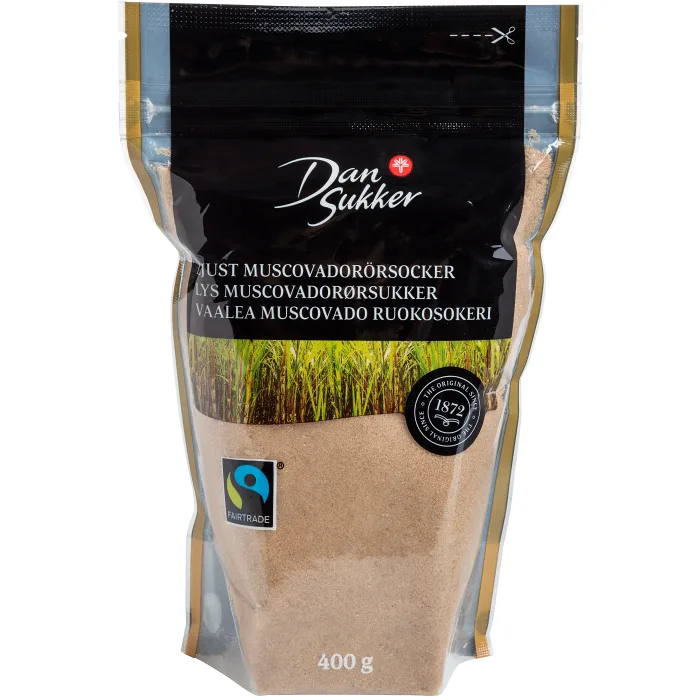 Muscovadorörsocker Ljust 400g Fairtrade Dansukker