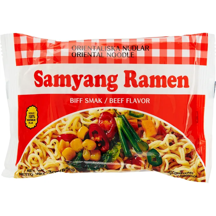 Nudlar Biff 85g Samyang