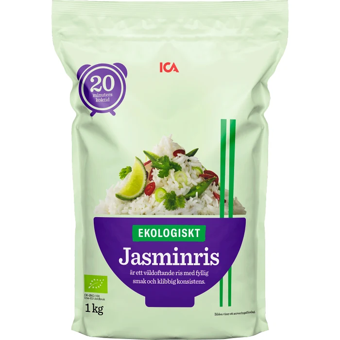 Jasminris Ekologisk 1kg ICA Eko
