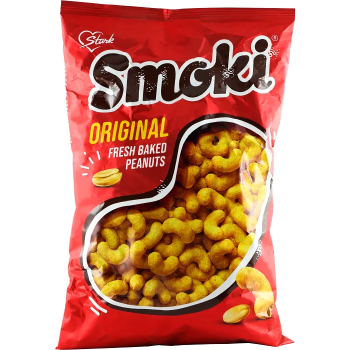 Jordnötsbågar Smoki 150g Stark
