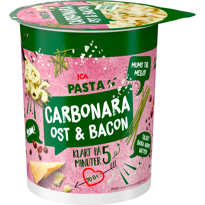 Pasta Cup Carbonara 70g ICA