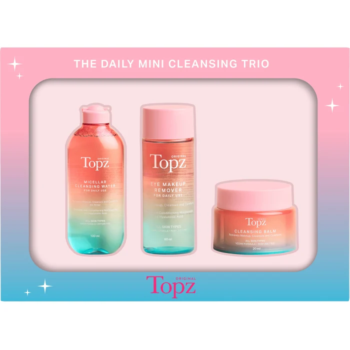 Ansiktsrengöring Daily Skincare Mini Set 180ml Topz