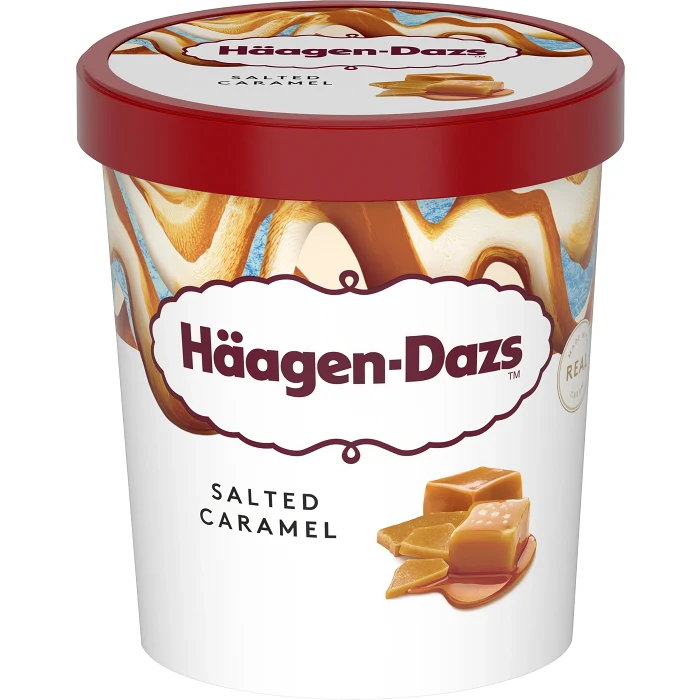 Glass Salted caramel 460ml Häagen dazs