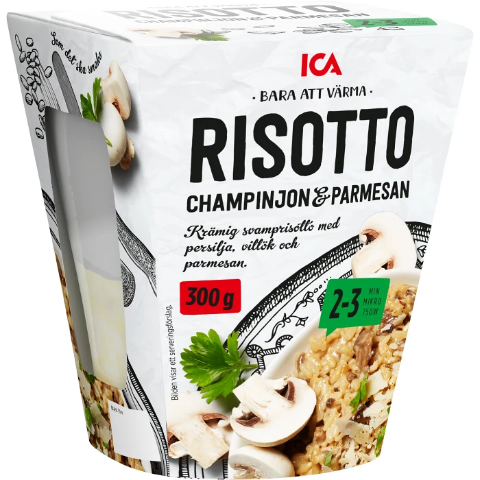 Färdigmat Risotto Champinjon & Parmesan 300g ICA