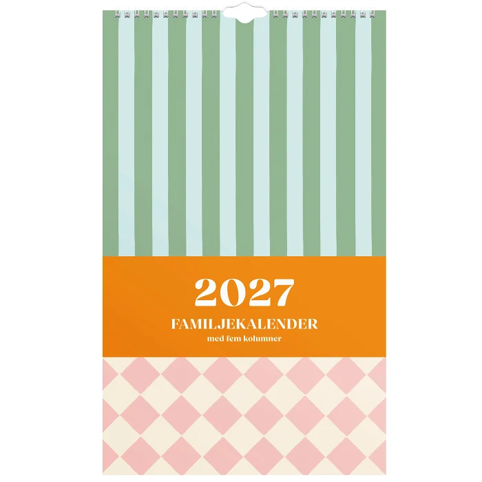 VäggKalender Familj Blocking 2027