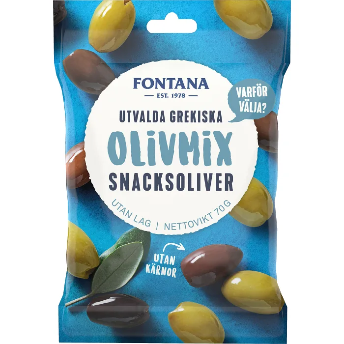 Snacksoliver Olivm 70g Fontana