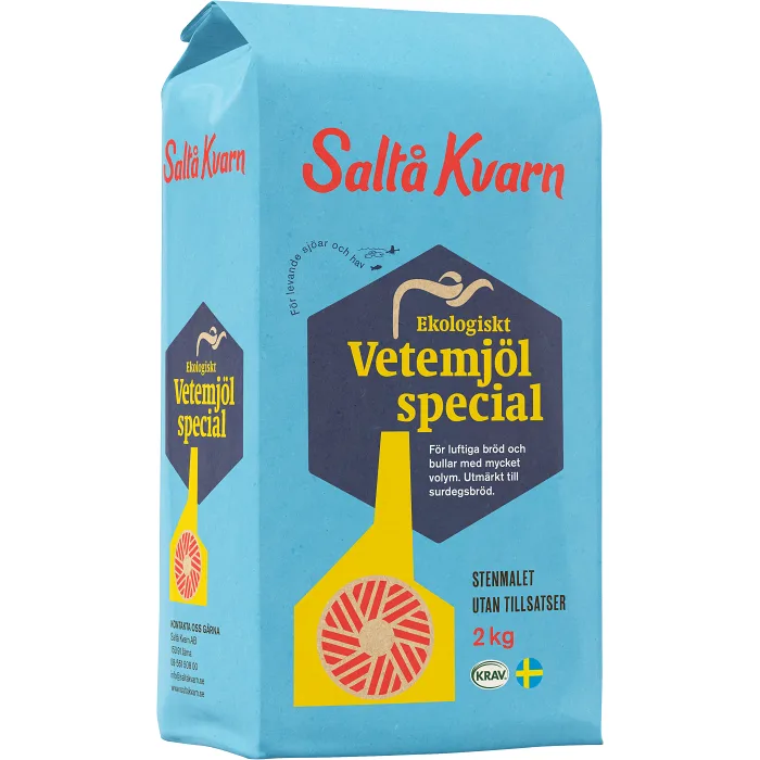 Vetemjöl Special 2kg KRAV Saltå kvarn