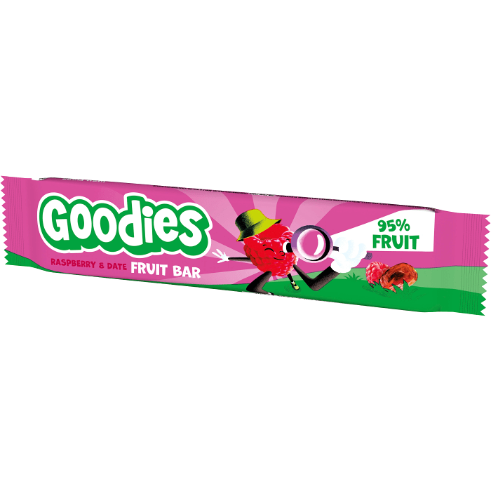 Barnsnacks Fruit bar raspberry & date 3år 20g Goodies