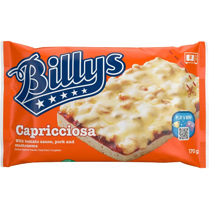 Pan pizza Capricciosa 170g Billys
