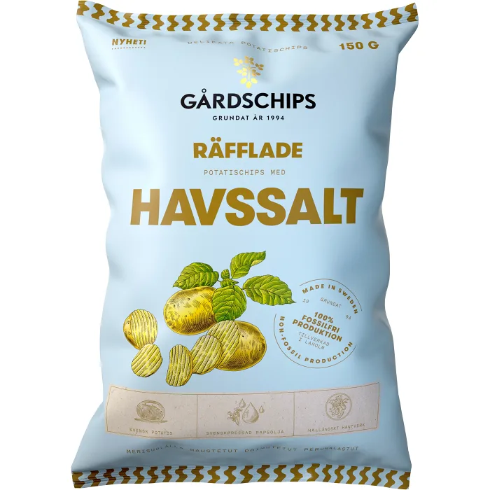 Chips Havssalt 150g Gårdschips