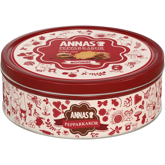 Moomin Pepparkakor Plåtburk 280g Annas