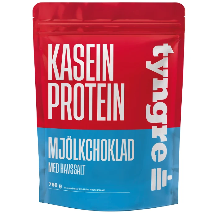 Proteinpulver Kasein Mjölkchoklad Havssalt 750g Tyngre