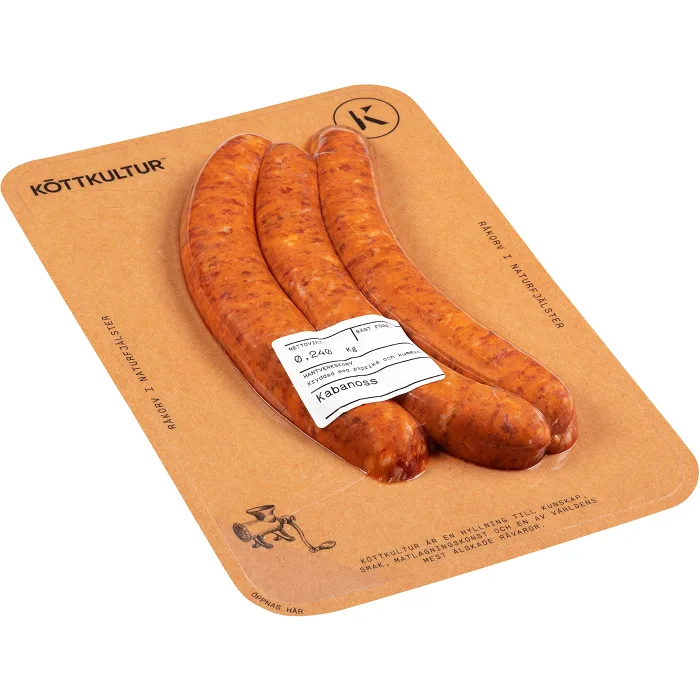 Färskkorv Kabanoss 240g Köttkultur