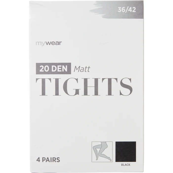 Strumpbyxa 4p 20D svart 36/42 mywear